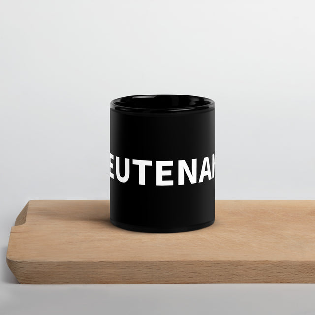 Lieutenant Black Glossy Mug