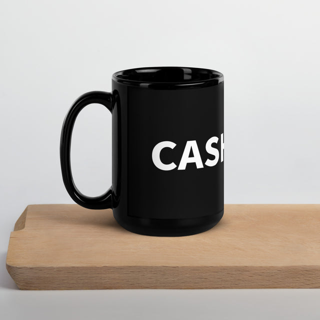 Cash Flow Black Glossy Mug