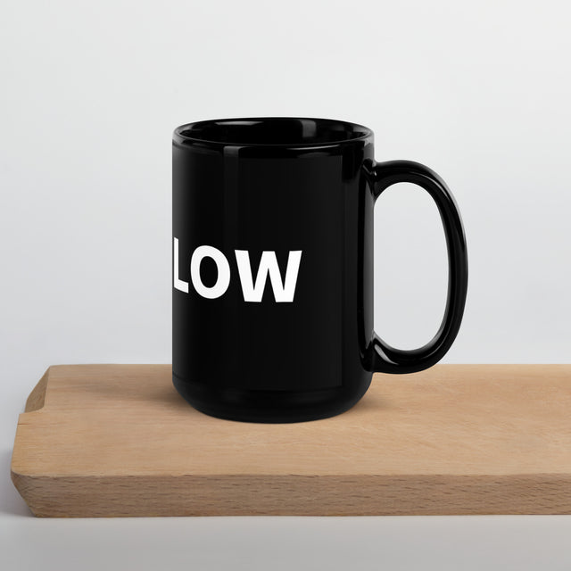 Cash Flow Black Glossy Mug